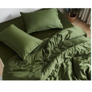 Doz By Sijo Complete Bamboo Sheet Set Forest Queen 4pc Luxury Bedding NWOT